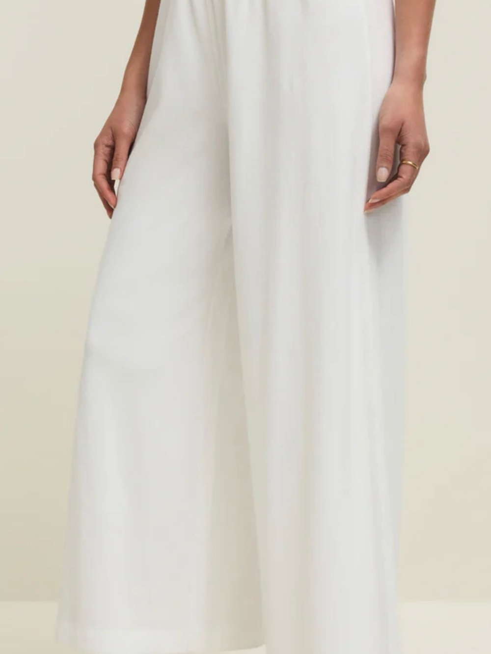 Zsupply NWT Wide Leg White scout jersey Pants - Picture 2 of 2